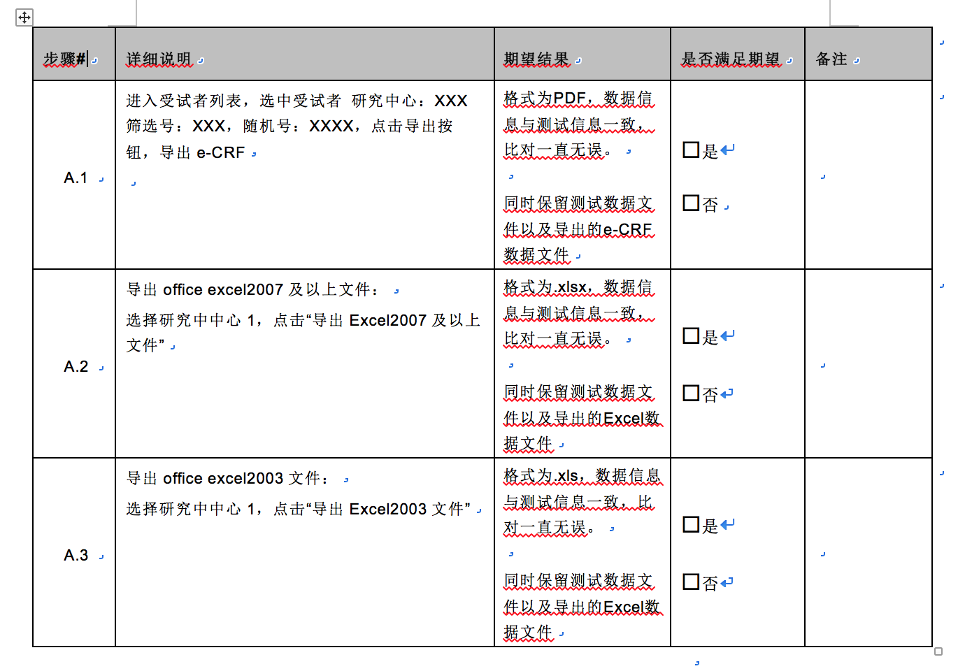 受试者列表测试脚本