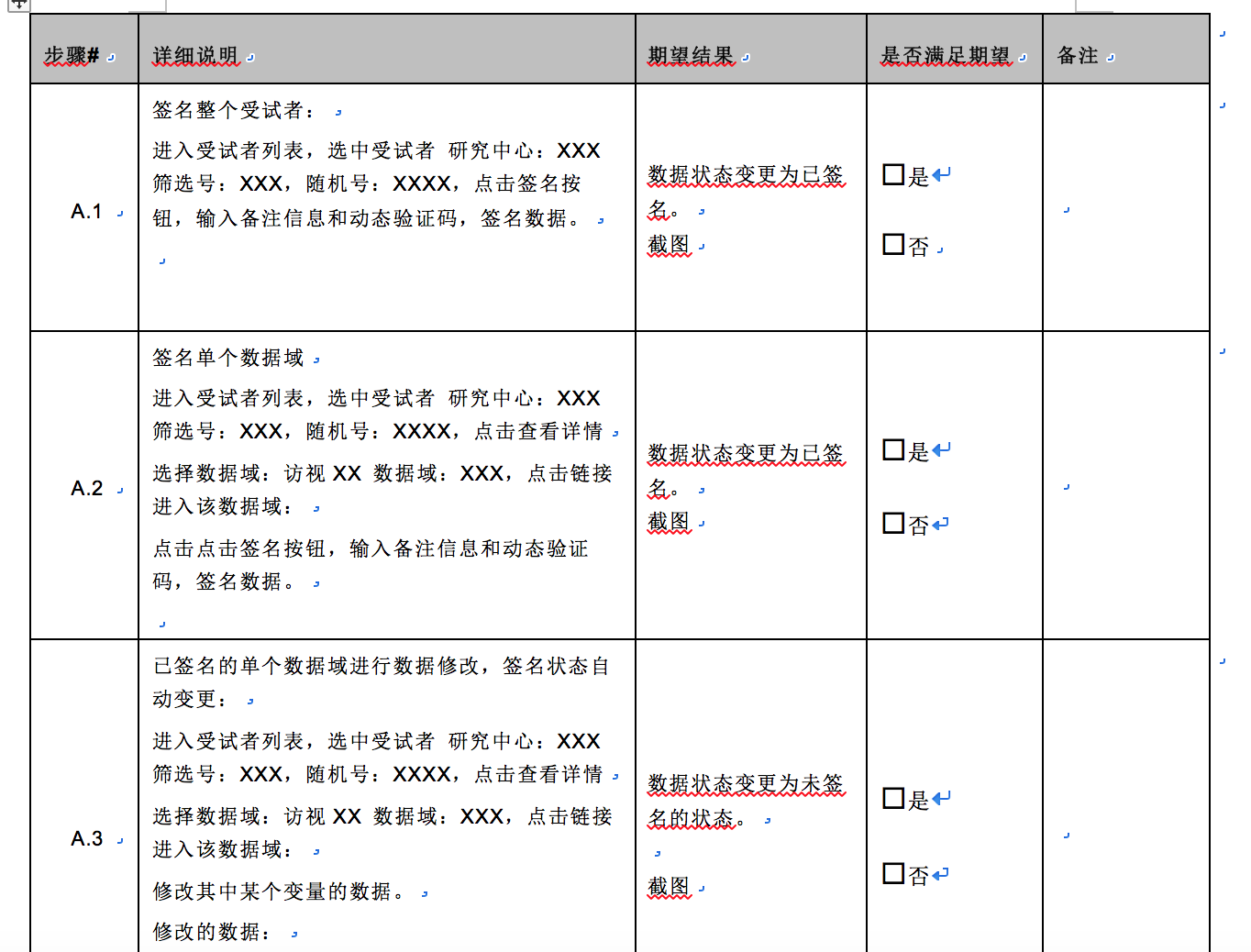 数据签认测试